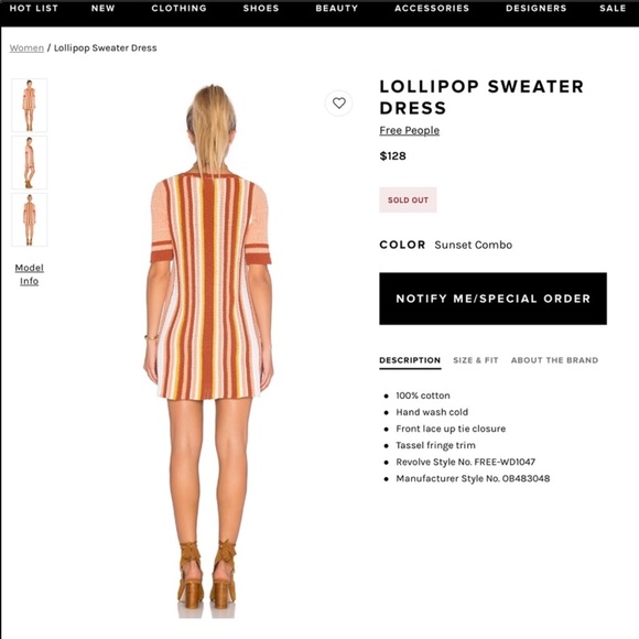 Free People Sweater Dress - Picture 4 of 6